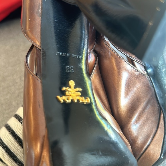 Prada heels in bronze brown (A04) Eu size 38 - Picture 6 of 6